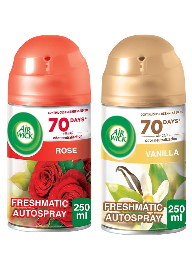FM Refill VANILLA 250ml +Midnight Rose 250ML